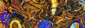 Tablou plin de artă abstractă