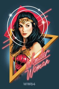 Poster de artă Wonder Woman - Welcome to the 80s, (26.7 x 40 cm)