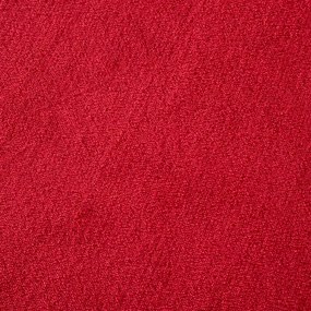 decoDoma Cearceaf cu elastic din micropluş roşu pat simplu