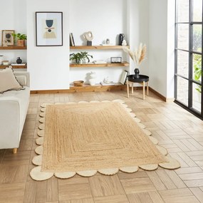 Covor în culoare naturală din iută 160x230 cm Savannah Jute – Think Rugs