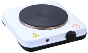 Plita electrica Rosberg R51445BR, 2000 W, Indicator luminos, 3 niveluri de putere, Alb