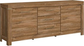 Comoda GENT, stejar stirling, PAL, 200x45x85 cm