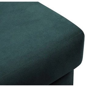 Taburet petrol cu tapițerie din catifea Kyoto – Cosmopolitan Design