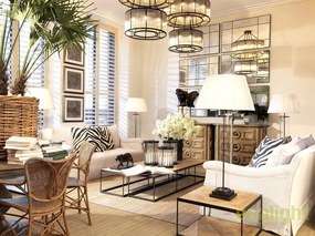 Scaun cu brate elegant din rattan, design LUX, Colony 110010 HZ