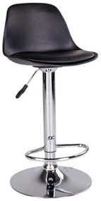 Scaune de bar negre rotative 2 buc. 82 cm Trondheim – House Nordic