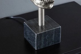 Veioza, Lampa de masa moderna Skull negru/ argintiu