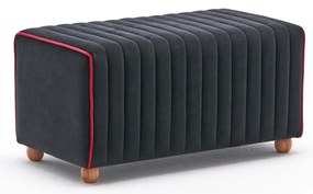 Taburet Mabel Pouf negru
