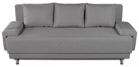 Canapea extensibila Napoli Grey, 205x90x86 cm, cu lada de depozitare