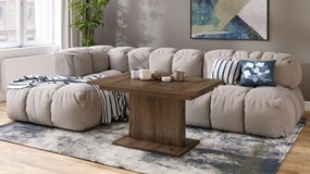 Mazzoni ASTON MINI Nuc Elegant - MĂSUȚĂ DE CAFEA MODERNĂ EXTENSIBILĂ REGLABILĂ PE ÎNĂLȚIME MASĂ TRANSFORMABILĂ