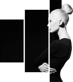 Tablou - O femeie à la yin și yang (150x105 cm)
