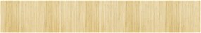 vidaXL Covor dreptunghiular, natural deschis, 80x500 cm, bambus