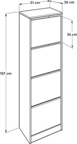 Shoe rack Sham White