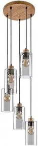 Suspensie rustica 5 becuri E27 Tanno 72125 Rabalux