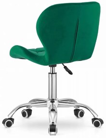 Set pentru birou masa de birou TAYLOR SONOMA 100x50 cm + scaun de birou AVOLA VELVET verde