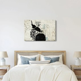 Tablou - Elefant deasupra solului (90x60 cm)