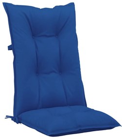 Perne pentru scaun gradina, 6 buc., albastru regal, 120x50x7 cm 6, Albastru regal, 120 x 50 x 7 cm