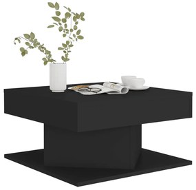 Masuta de cafea, negru, 57x57x30 cm, lemn prelucrat 1, Negru