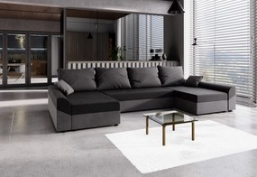 Supermobel Canapea extensibilă în formă de U DENVER N, 321x80x139 sawana 05/sawana 14