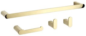Set accesorii pentru baie Mati auriu 4 piese