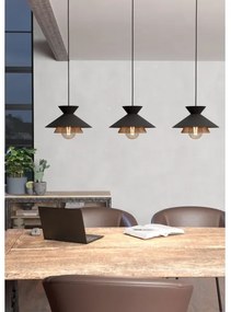 Lustră pe cablu GRIZEDALE Eglo 43886 3xE27/40W/230V