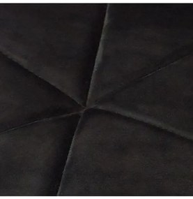 Scaune de sufragerie 4buc din catifea, negre CARBON