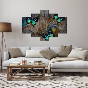 Tablou - Fluturi strălucitori în imagine (150x105 cm)