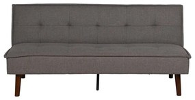 Canapea gri extensibilă cu tapițerie din chenille 181 cm – Ixia