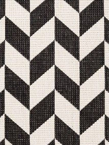 Covor tip traversă pentru interior și exterior negru/crem 80x200 cm Haringey Terrick – Ted Baker