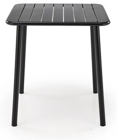 Masa patrata Bosco neagra L70 cm