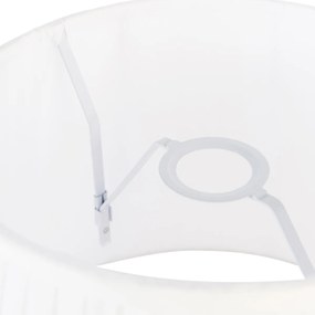 Abajur plisat alb 45/30 cm