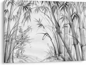 Tablou - Pădure de bambus (70x50 cm)
