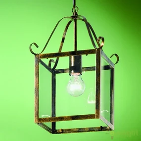 Pendul design rustic Frano Latern HL 6-1533/1 Antik/gold OR