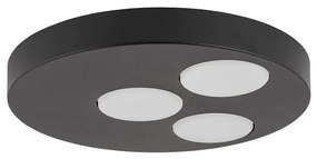 Plafonieră BROS 3xGX53/12W/230V negru