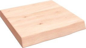 vidaXL Poliță de perete, 40x30x(2-6) cm, lemn masiv de stejar netratat