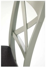 Scaun de bucătărie Rebecca, negru / verde