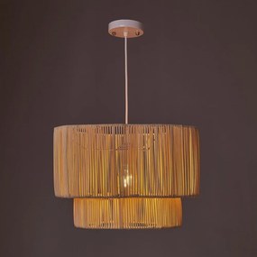 Lustră cu abajur din ratan ø 38 cm Natural Way – Casa Selección
