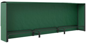 Outsunny Suport Lemne de 1m³ Reglabil cu Acoperire Impermeabilă 300x36x99 cm | Aosom Romania