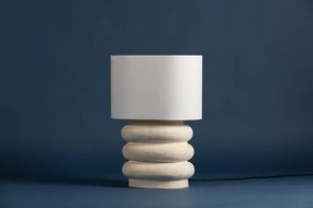 Veioza, Lampa de masa din ceramica alba Ewing