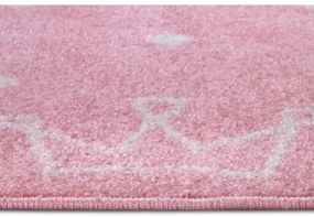 Covor pentru copii roz 160x235 cm Crowns – Hanse Home