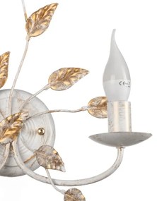 Aplică ONLI COLLANA 1xE14/6W/230V alb/auriu