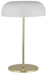 Lampă de masă Searchlight EU60707WH HANOVER 2xE14/40W/230V alb/auriu