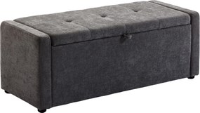 HOMCOM Pouf, taburet, suport pentru picioare, ladă depozitare, design modern | Aosom Romania