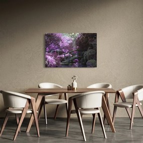 Tablou - copaci violeți (90x60 cm)