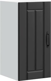 vidaXL Dulap de bucătărie „Lucca” lemn prelucrat negru