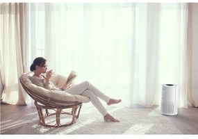 Purificator de aer Tesla Tara Lite 3, Pana la 12 m², CADR 100 m³/h, Filtru HEPA/Carbon Activ, Timer, , Alb