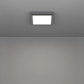 Eglo 901765 - Plafonieră LED pentru baie FUEVA, 7W/230V, 15x15 cm, IP44, crom