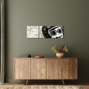 Tablou - Concurent (cu ceas) (90x30 cm)
