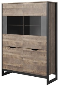 Vitrină Adrissa (stejar sand grande + matera). 1127898