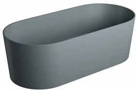 Cada freestanding Omnires Ovo M+ gri cenusiu 160x75 cm