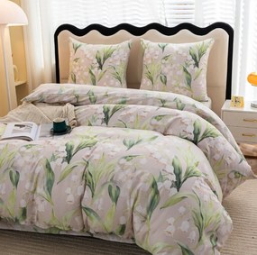 Lenjerie de pat din microfibra MUGUET cu model Dimensiune lenjerie de pat: 70 x 80 cm | 140 x 200 cm